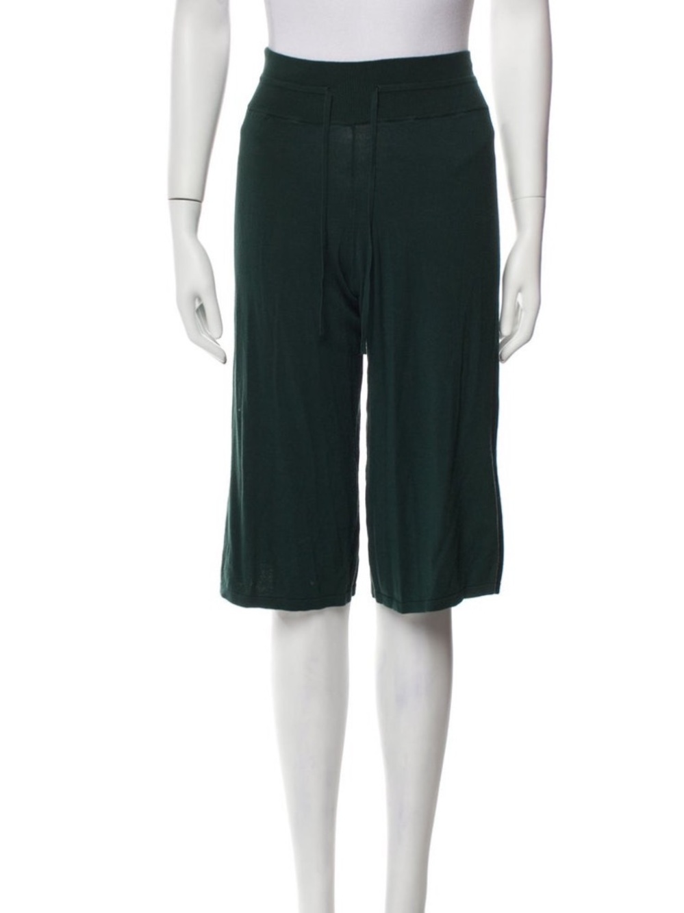 Live The Process “ The Workout Within” Wide Leg Cropped Pants - Forest Green